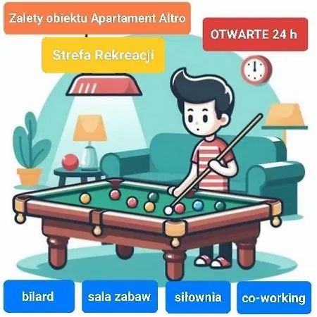 Appartement Altro Silownia,bilard, Sala Zabaw Dla Dzieci, Aquapark 10 Minut